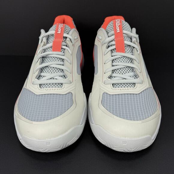 Wilson Rush Pro 5 SAMPLE Men’s Tennis Shoes Size 10 White/Orange 145464 New